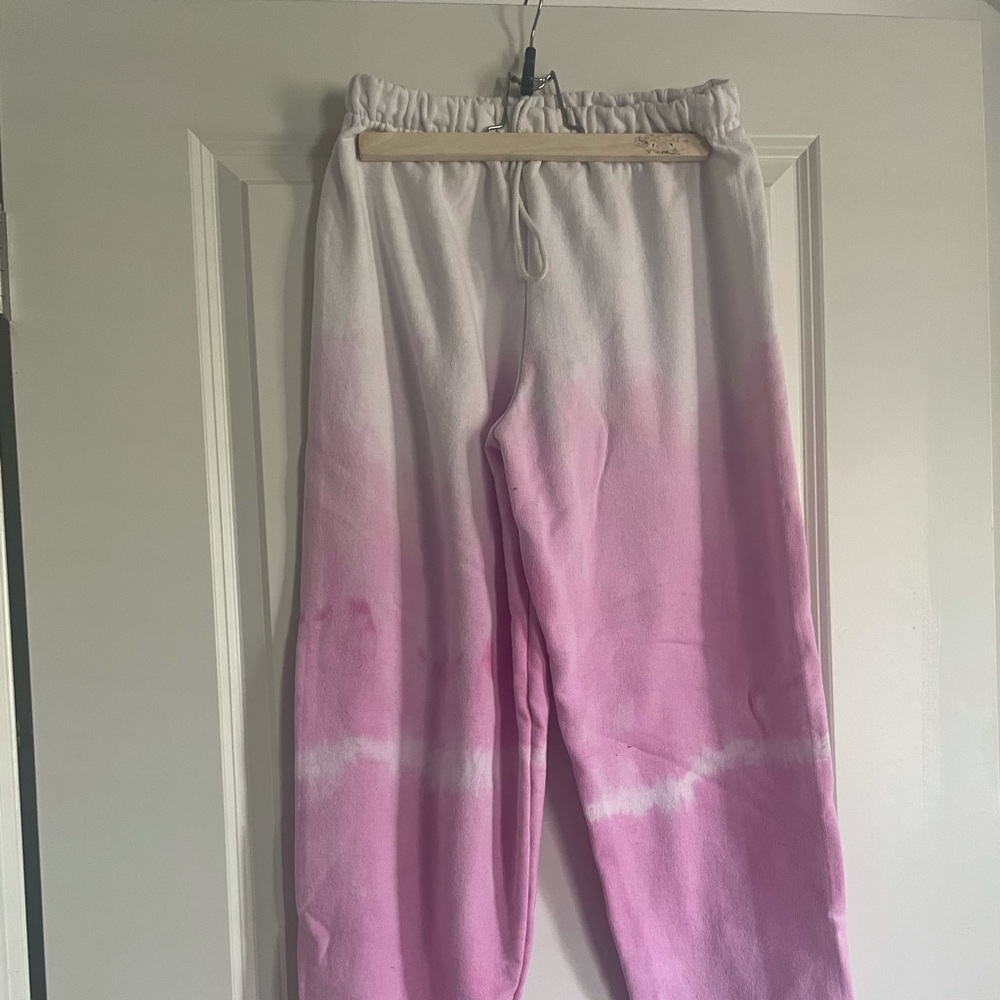 One of one dip dyed sweatpants.